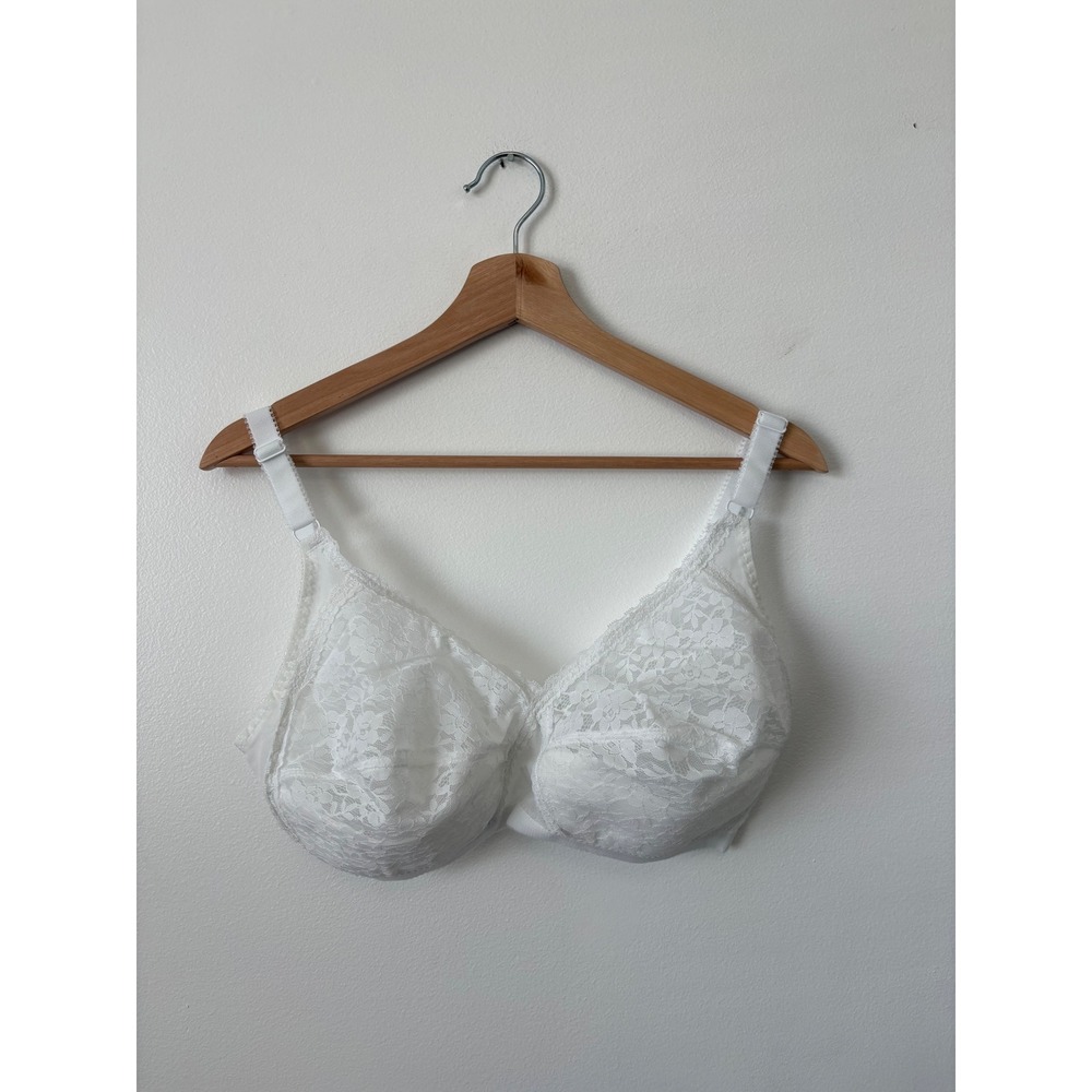 Cozee Corner Lace Bra – White – 38DD‎ – NWOT